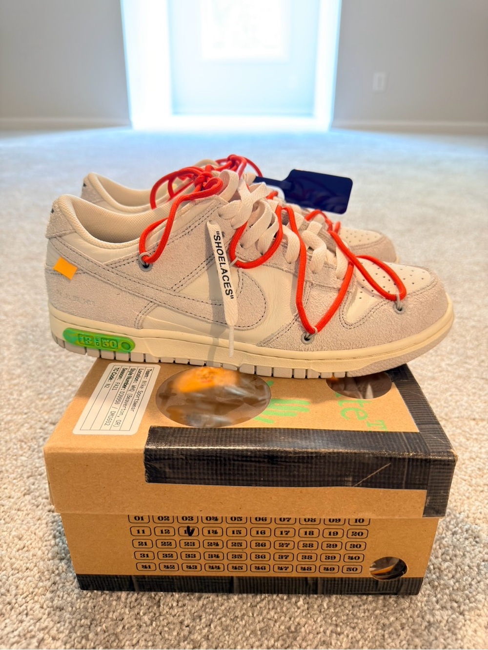 Nike Dunk Low x Off-White 'Lot 13 of 50' Men's